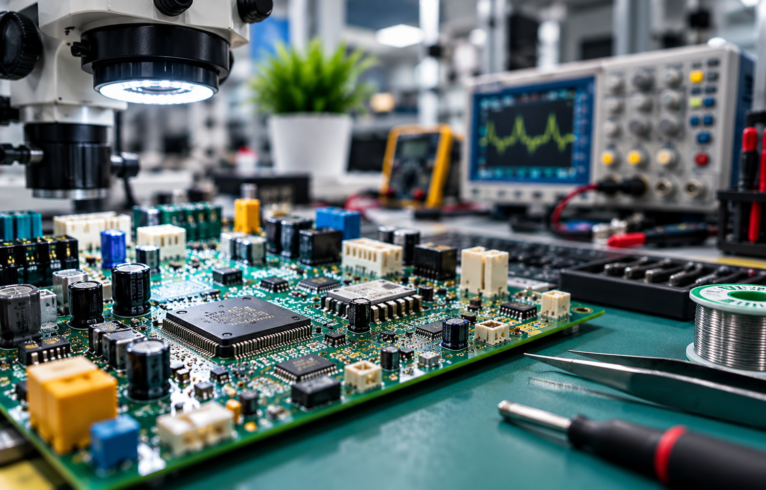 PCB Repair Oman – Industrial electronic circuit board repair and testing