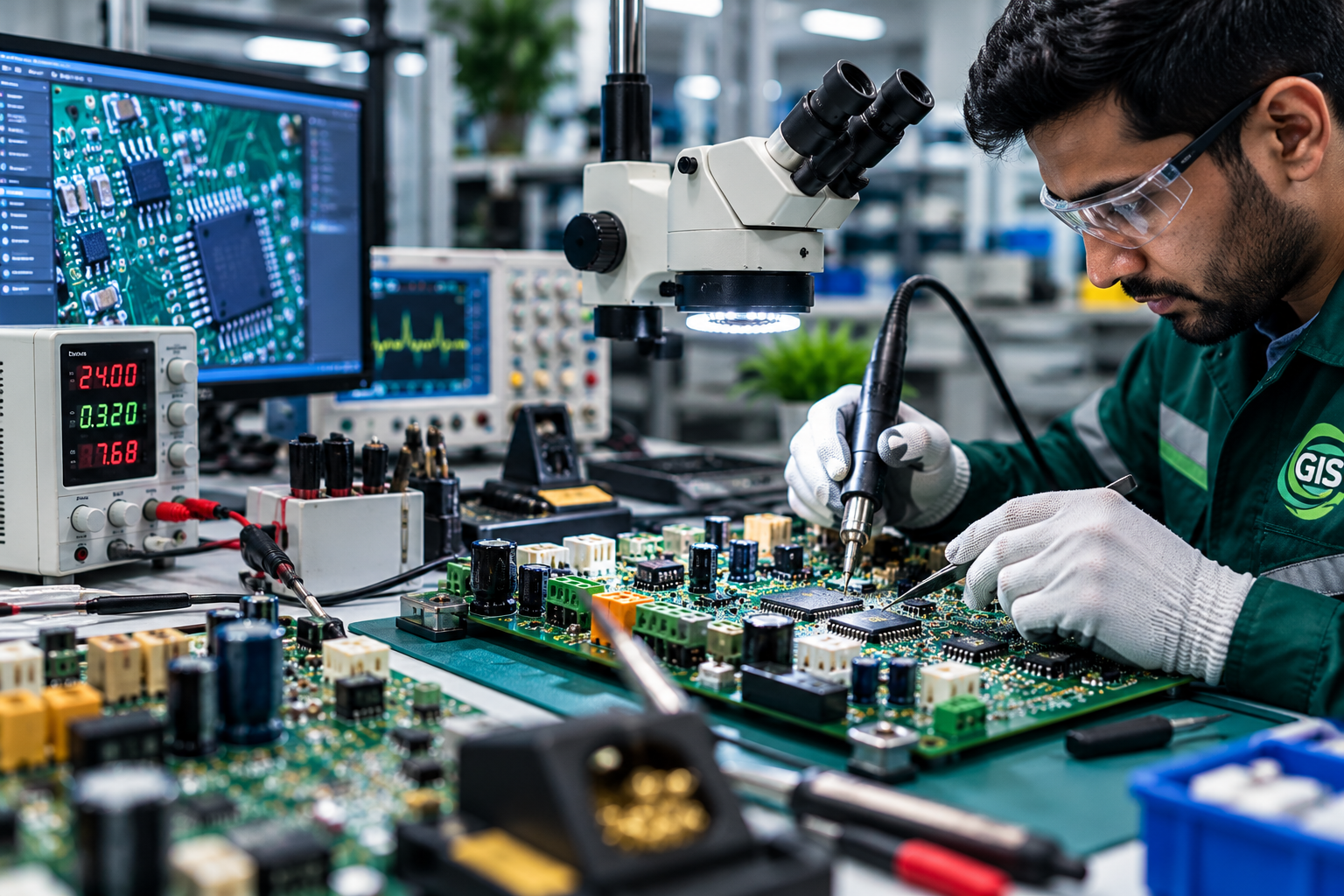 PCB Repair Oman – Industrial electronic circuit board repair and testing